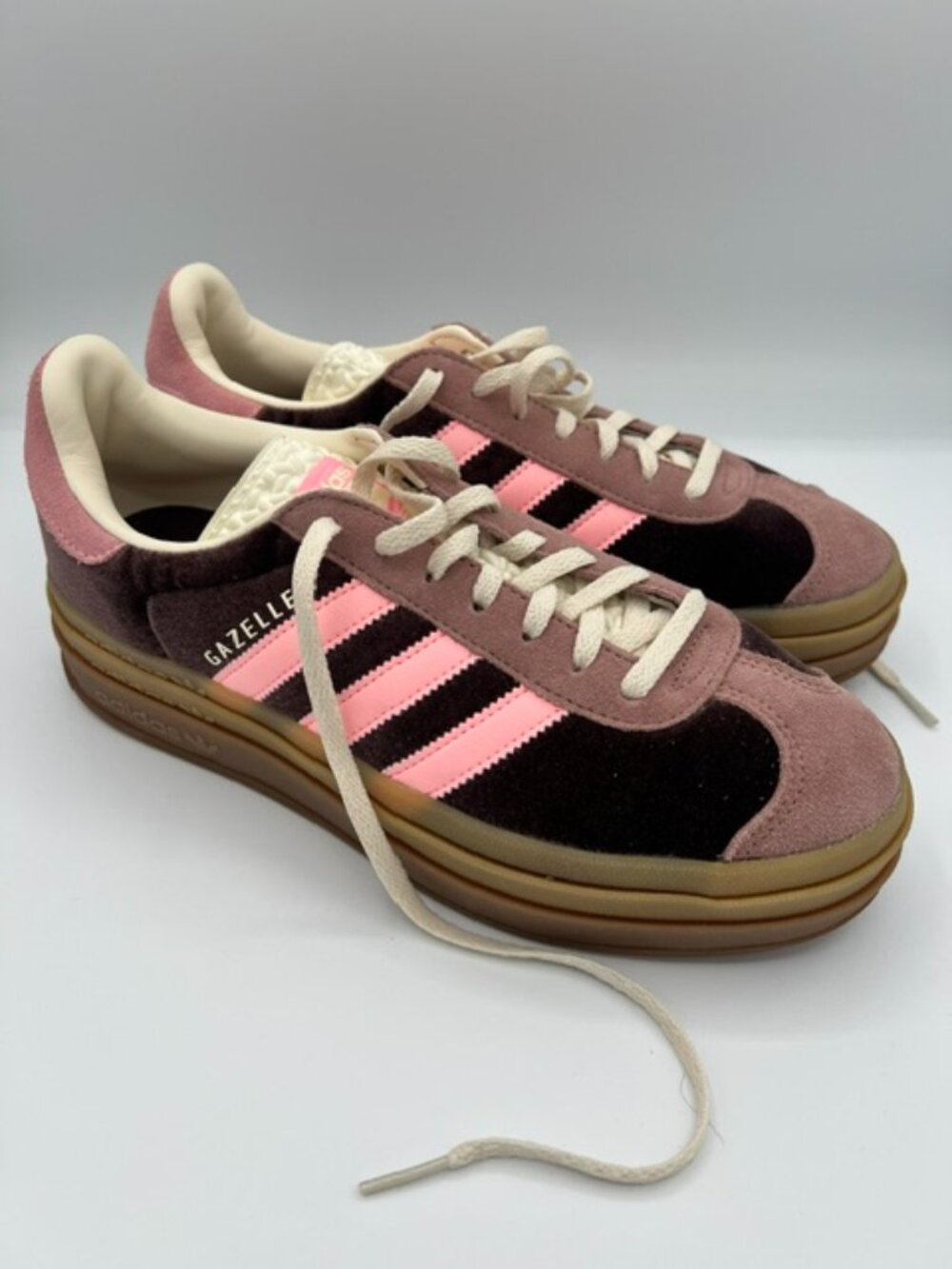 Adidas Gazelle Indoor Burgundy Pink Gum Sneakers Women’s 8.5